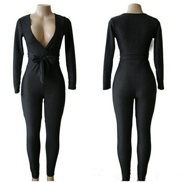 Last One• Black Long Sleeve Jumpsuit - Picture 4 of 4