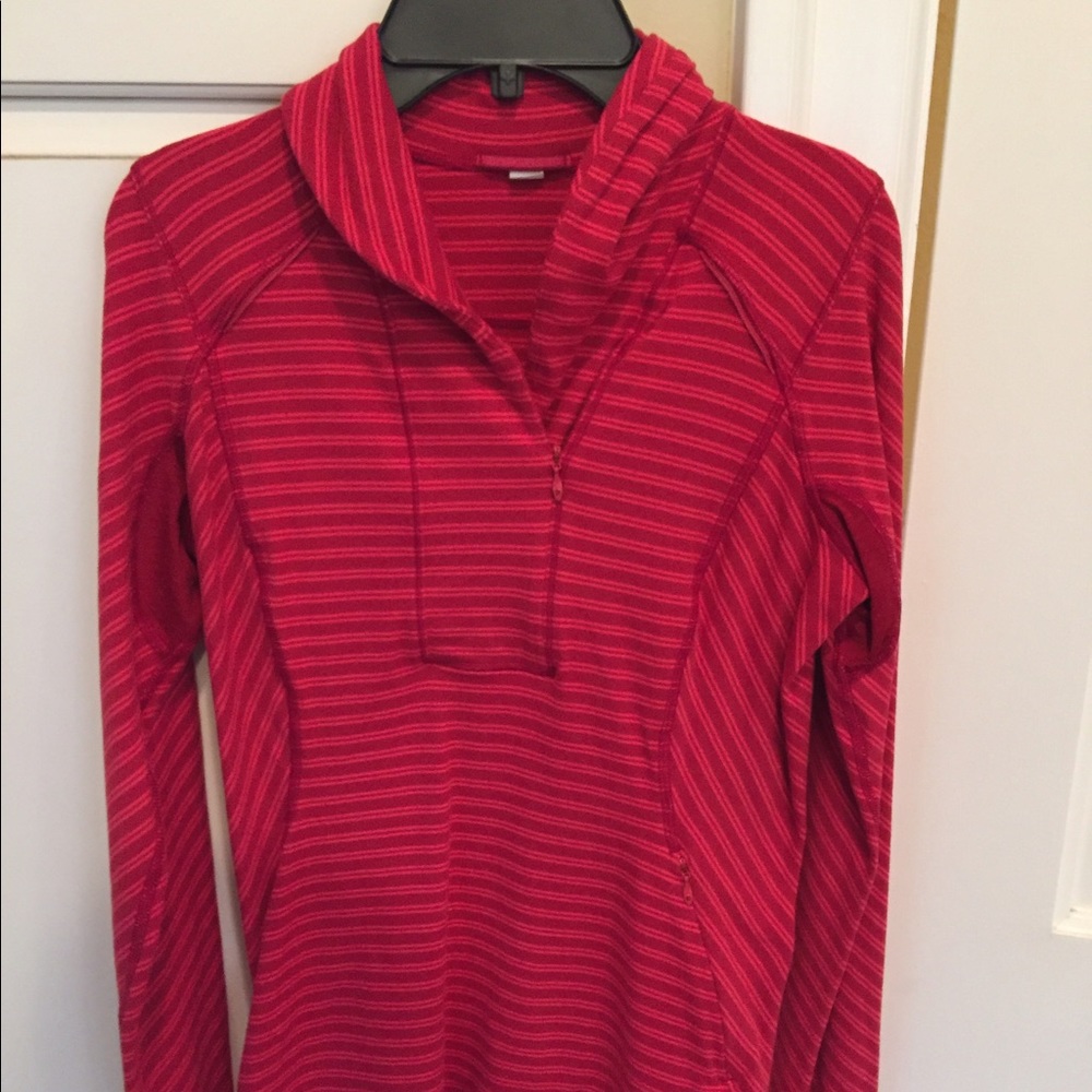 Lululemon like new red track jacket size 6