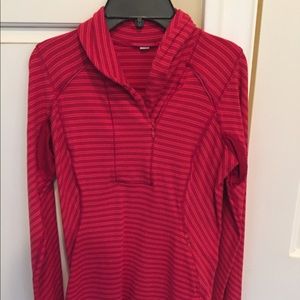 Lululemon like new red track jacket size 6