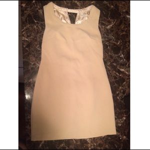 Tan large dress