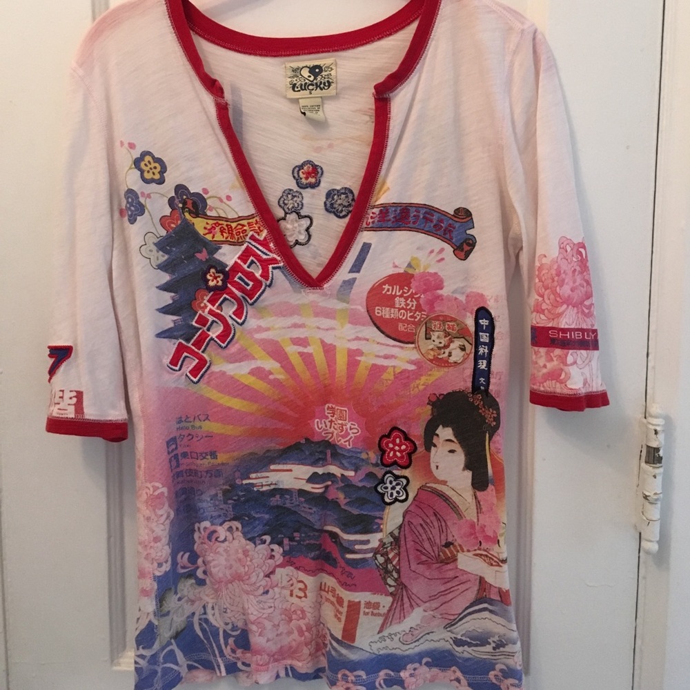 Lucky Brand Asian Top