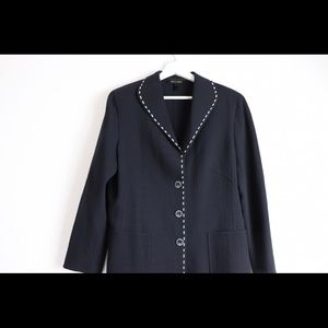 Escada black vintage blazer size 42 made in Italy