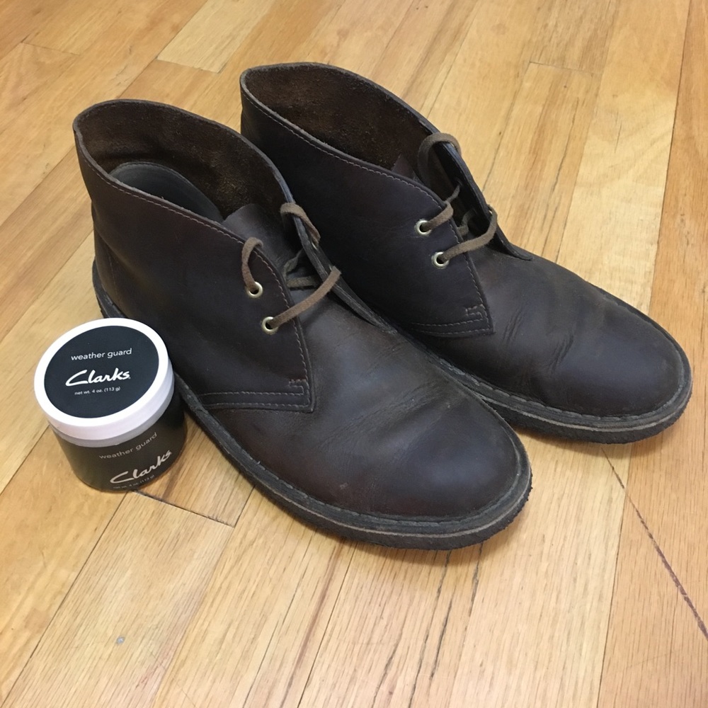 Clarks Desert Boots Beeswax Leather