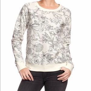 Floral Old Navy sweatshirt