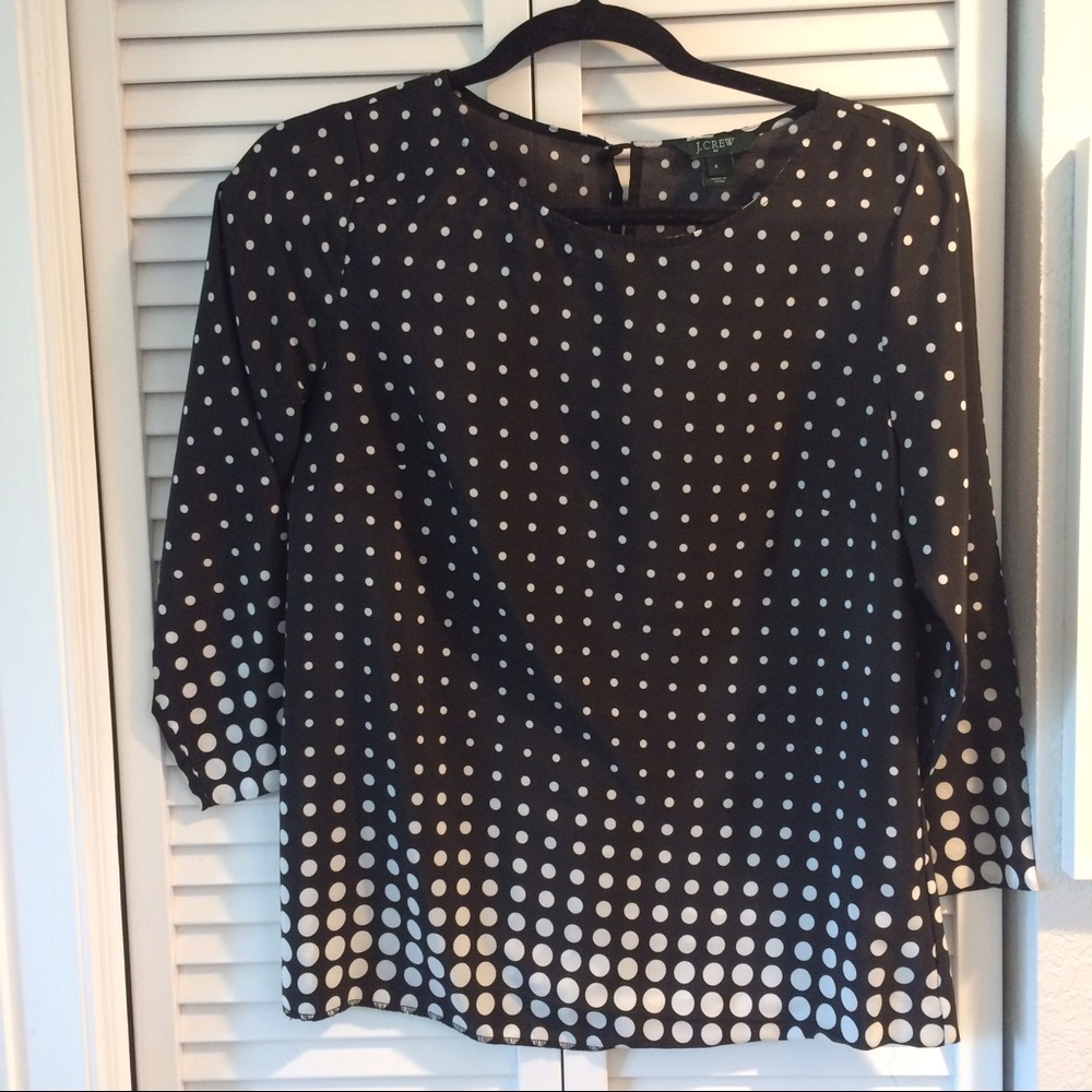 JCrew 3/4 Sleeve Top