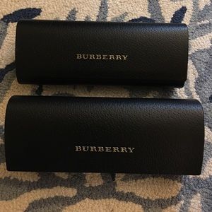 Burberry glasses/sunglasses cases- Set of two NWOT