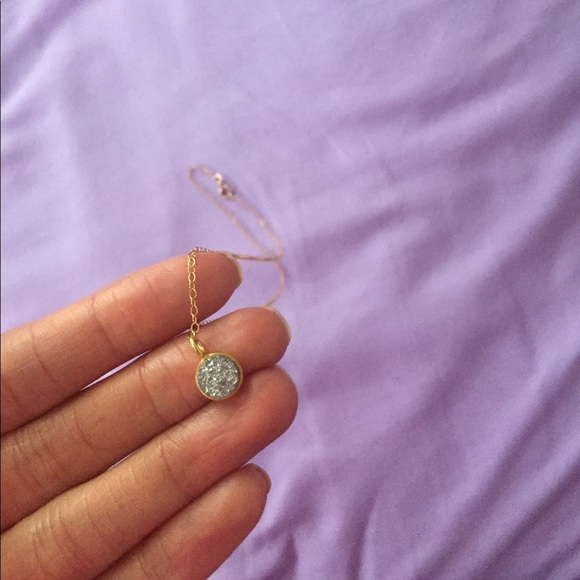 druzy necklace silver - Picture 5 of 5