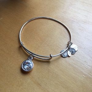 Alex and Ani April Crystal Birthstone