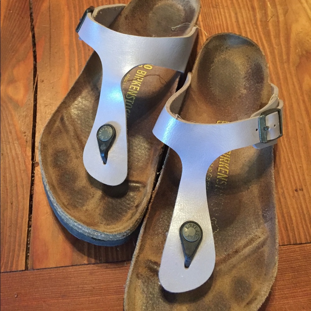 Purple Birkenstocks size 40 great shape