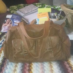 Volcom brown handbag