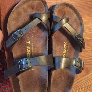 Brown Birkenstocks size 40