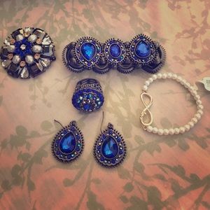 Blue jewelry