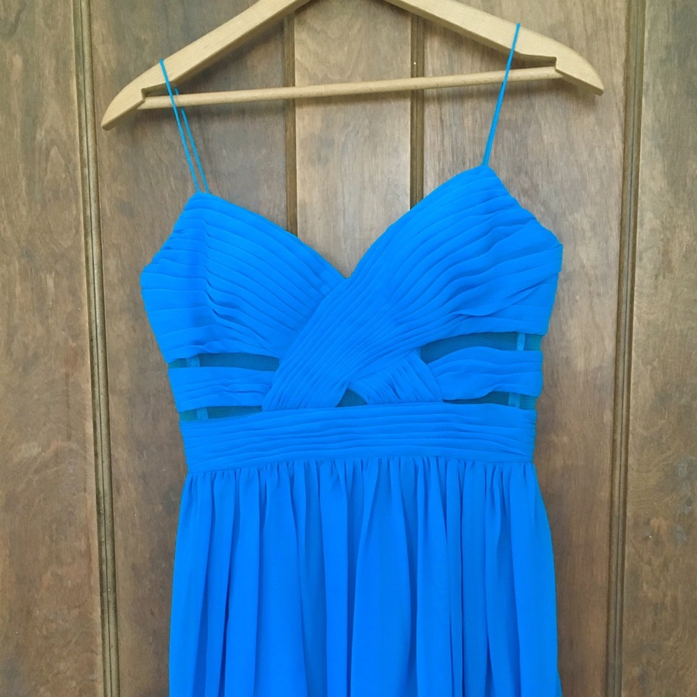 Bright Blue Flowy Dress