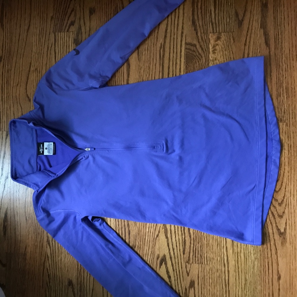 Purple Nike Pro Dry-fit Quarter-zip