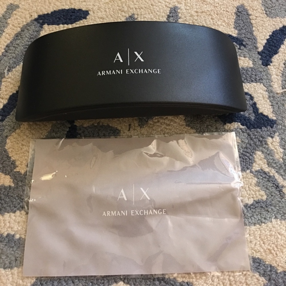 Armani Exchange Sunglasses Case/Microfiber Cloth