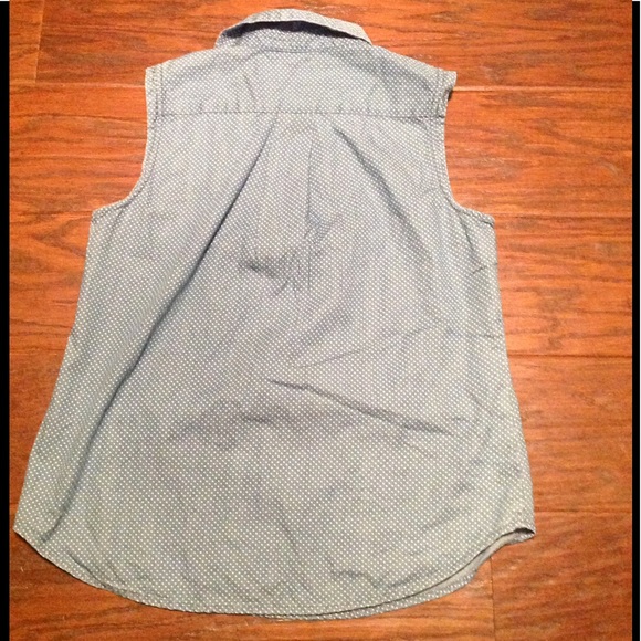 Ann Taylor Loft Polka Dot Sleeveless Top. Size SP. - Picture 3 of 5