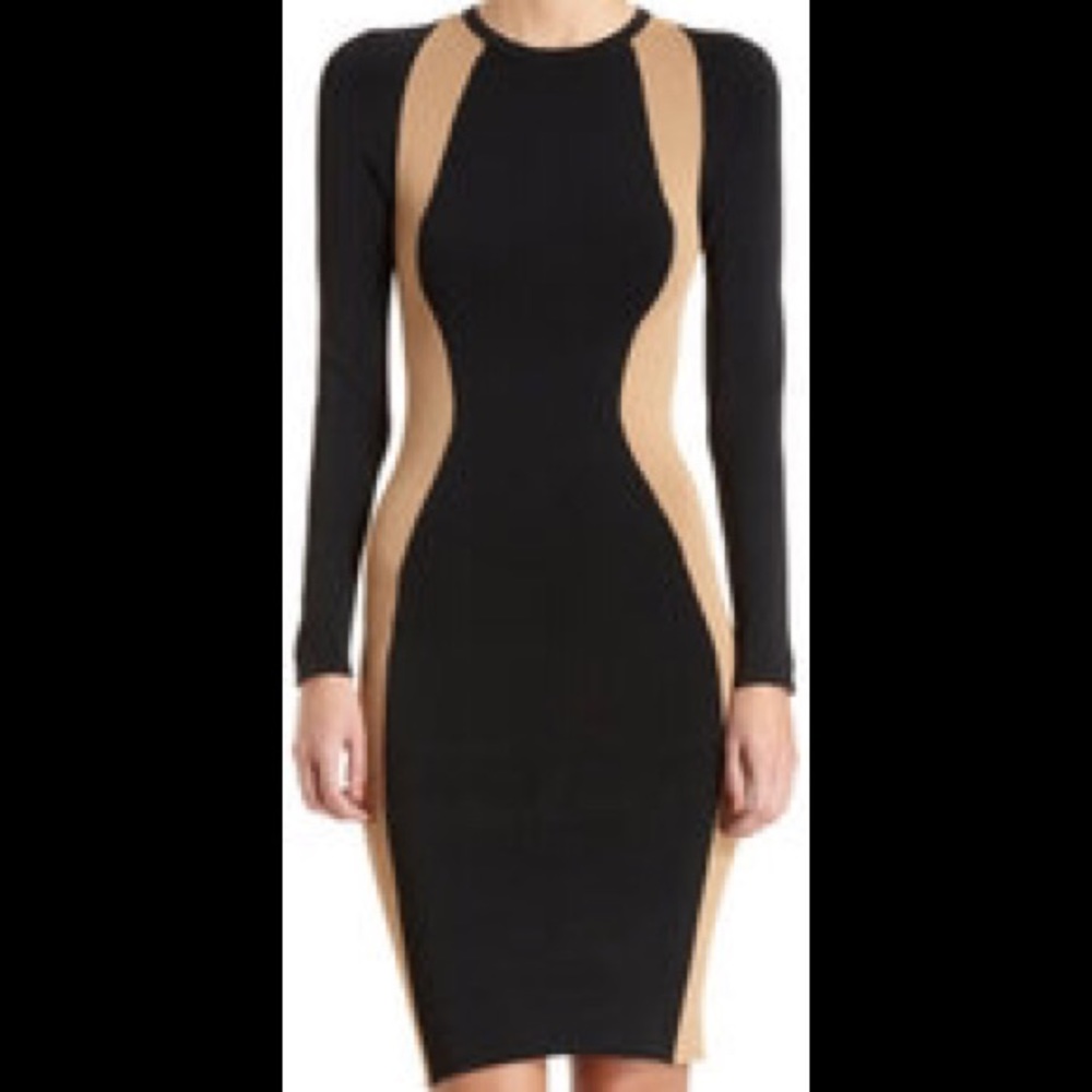 ALC CULLEN COLOR BLOCK DRESS STRETCHY FITTED