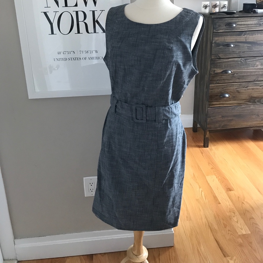 Sharagano Gray Dress