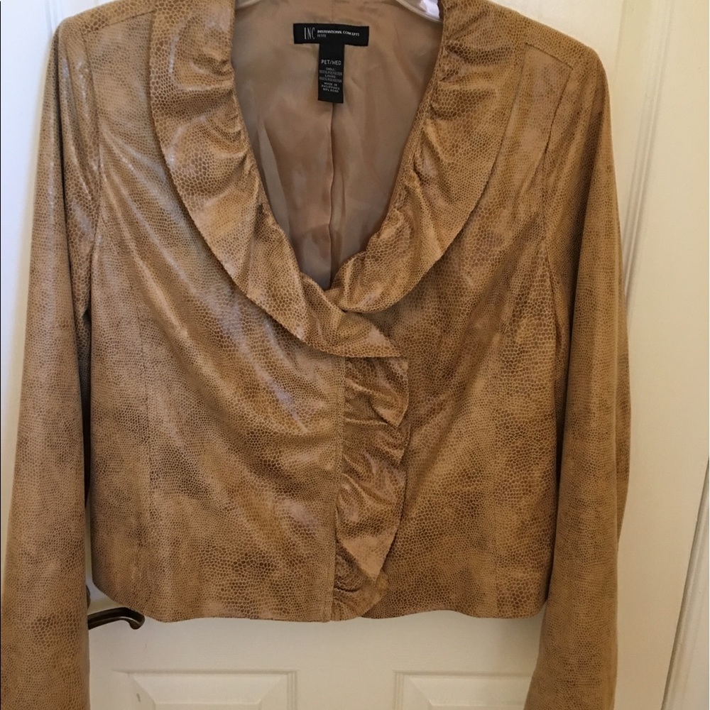Inc leather jacket
