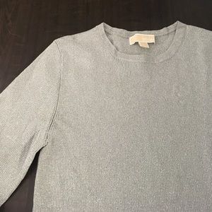 Michael Kors Shimmery Silver/gray sweater