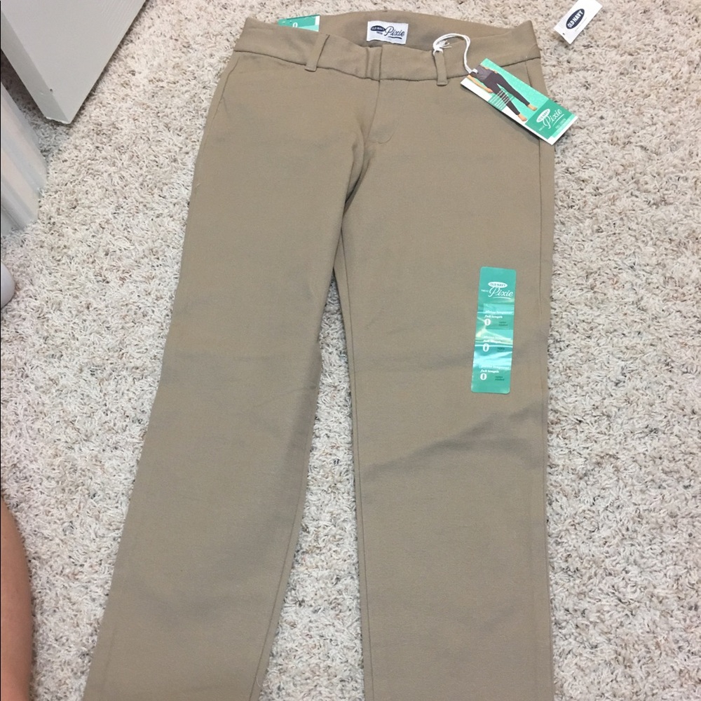 Old navy full length pixie pant khaki