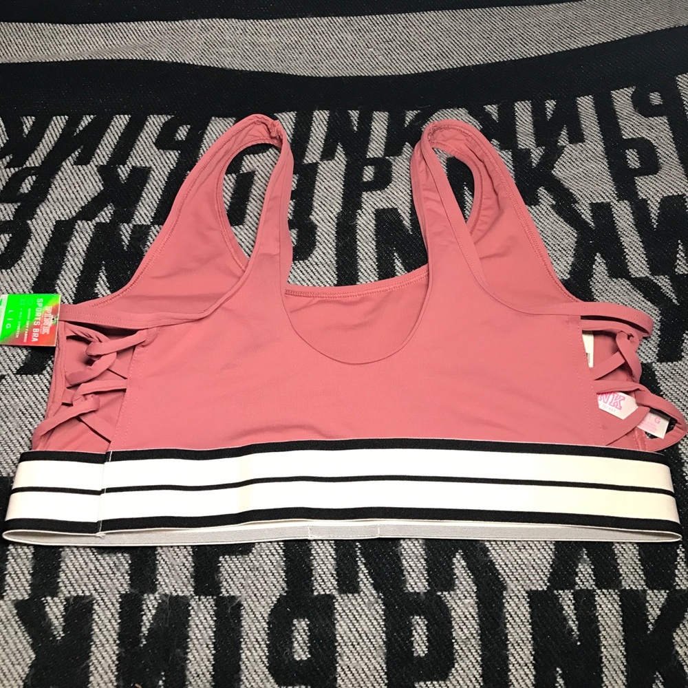 SALE VS PINK BEGONIA BRALETTE NWT - Picture 3 of 3