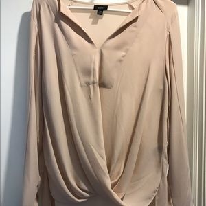 Faux Wrap Blouse