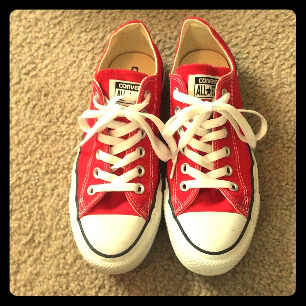 Red Converse Chuck Taylors