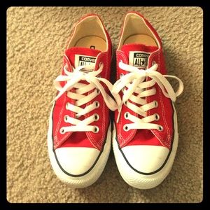 Red Converse Chuck Taylors