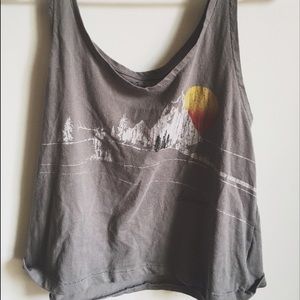 Billabong mountain sunrise tank top
