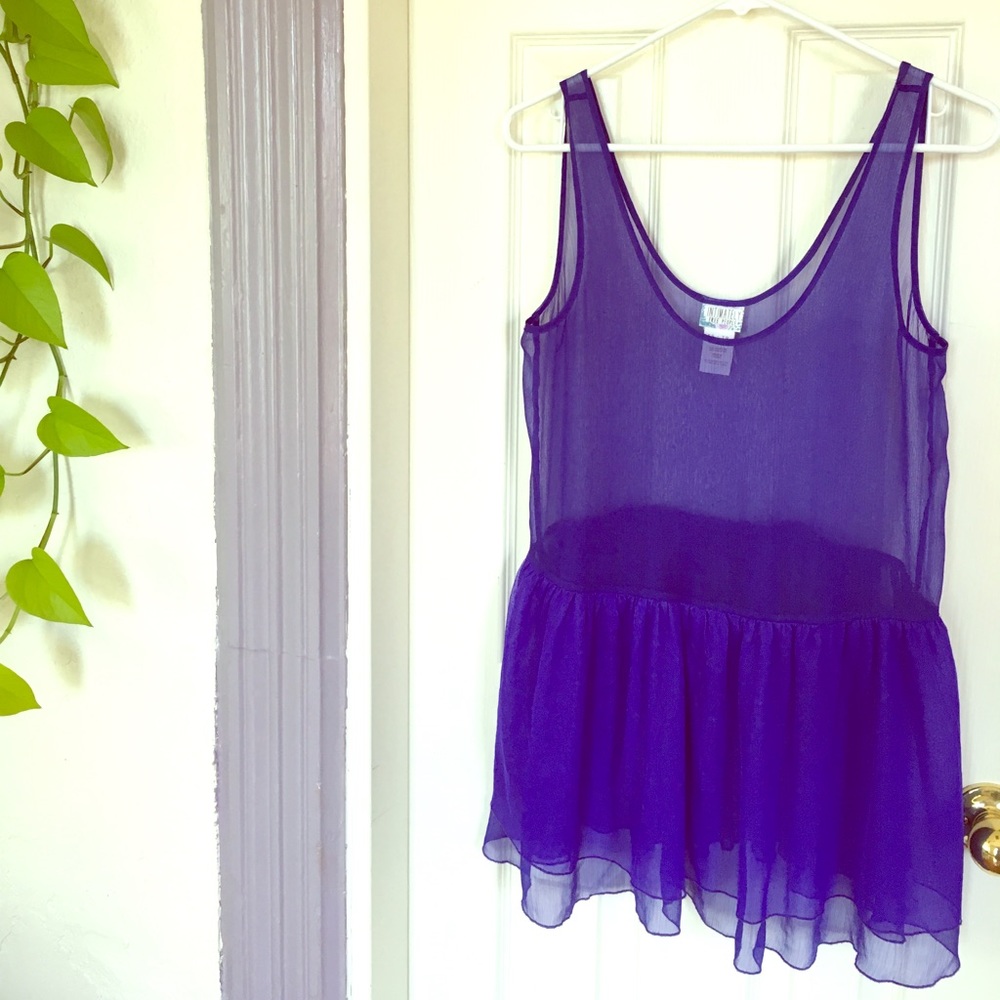 Intimately Free People sheer layering tank.