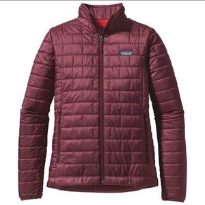 Patagonia Nano Puff Jacket in Maroon