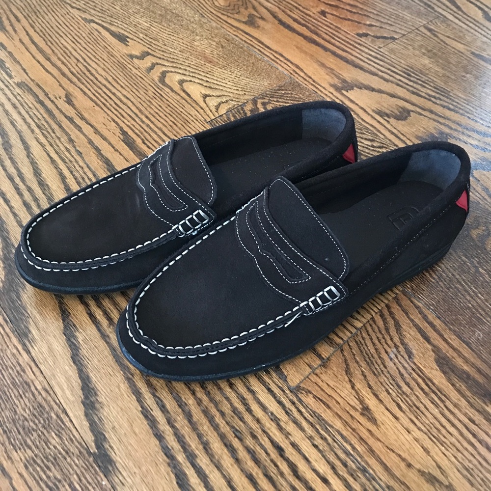 Footjoy Mens loafer soft suede side 9.5