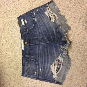 Abercrombie festival high rise shorts NEW