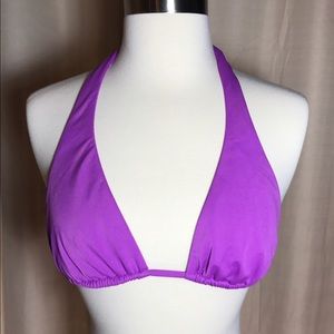J crew purple bikini top