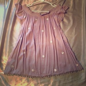 Off the shoulder top