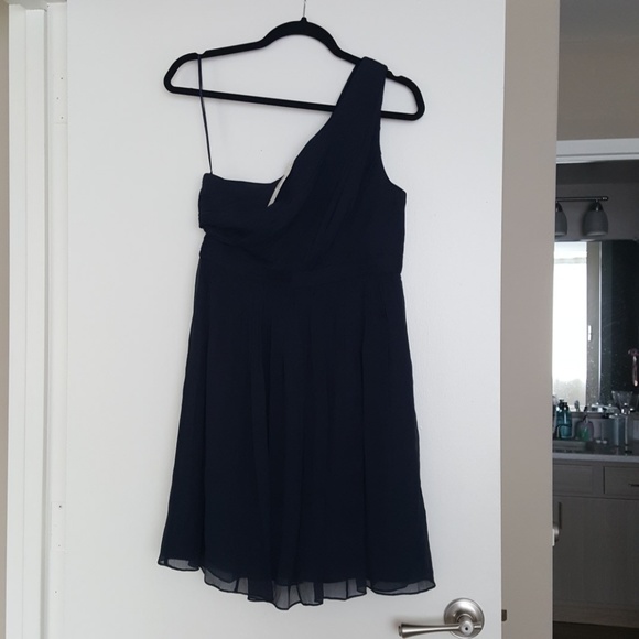 SOLD | J. Crew | NWT One Shoulder Silk Dress - Picture 2 of 8