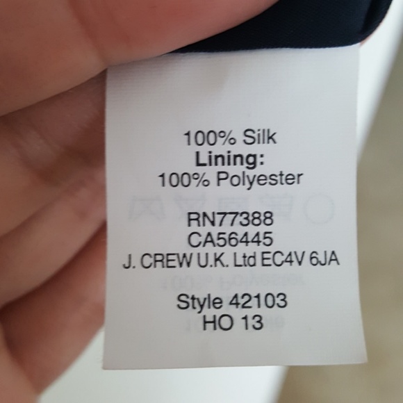 SOLD | J. Crew | NWT One Shoulder Silk Dress - Picture 8 of 8