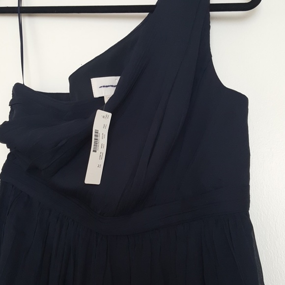 SOLD | J. Crew | NWT One Shoulder Silk Dress - Picture 3 of 8