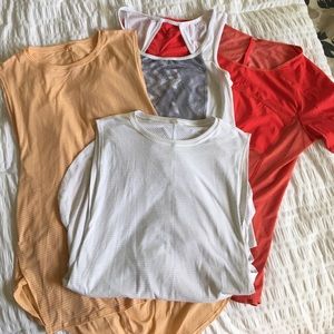 Bundle of 4 lululemon workout tops