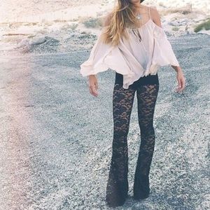 Coachella Sheer Flare Pants