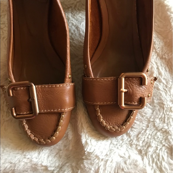 Authentic Chloe Stack Brown Heels, size 40 - Picture 2 of 3