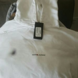 Saint laurent logo hoodie