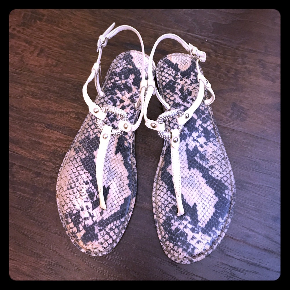 Fun sandals with ankle strap!