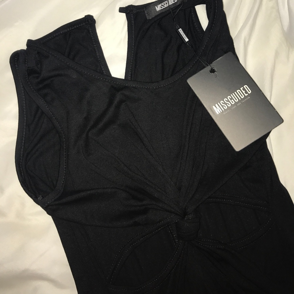 NWT Missguided knotted romper