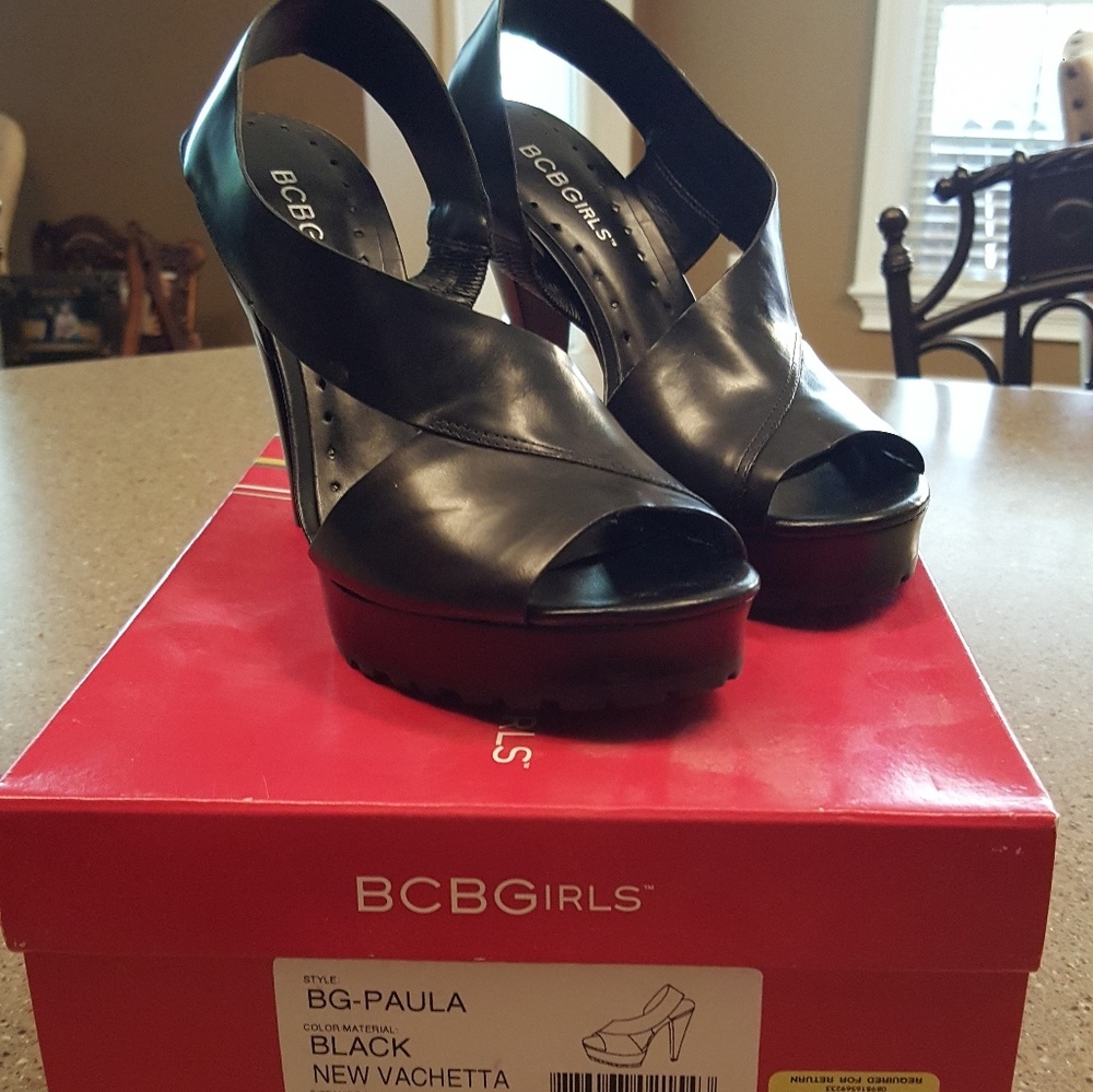 BCBG Black Heels!