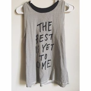 American Eagle The best is yet to come muscle tee