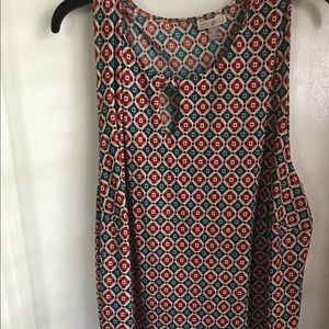 Pattern tank top