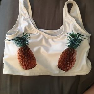 Pineapple bikini top