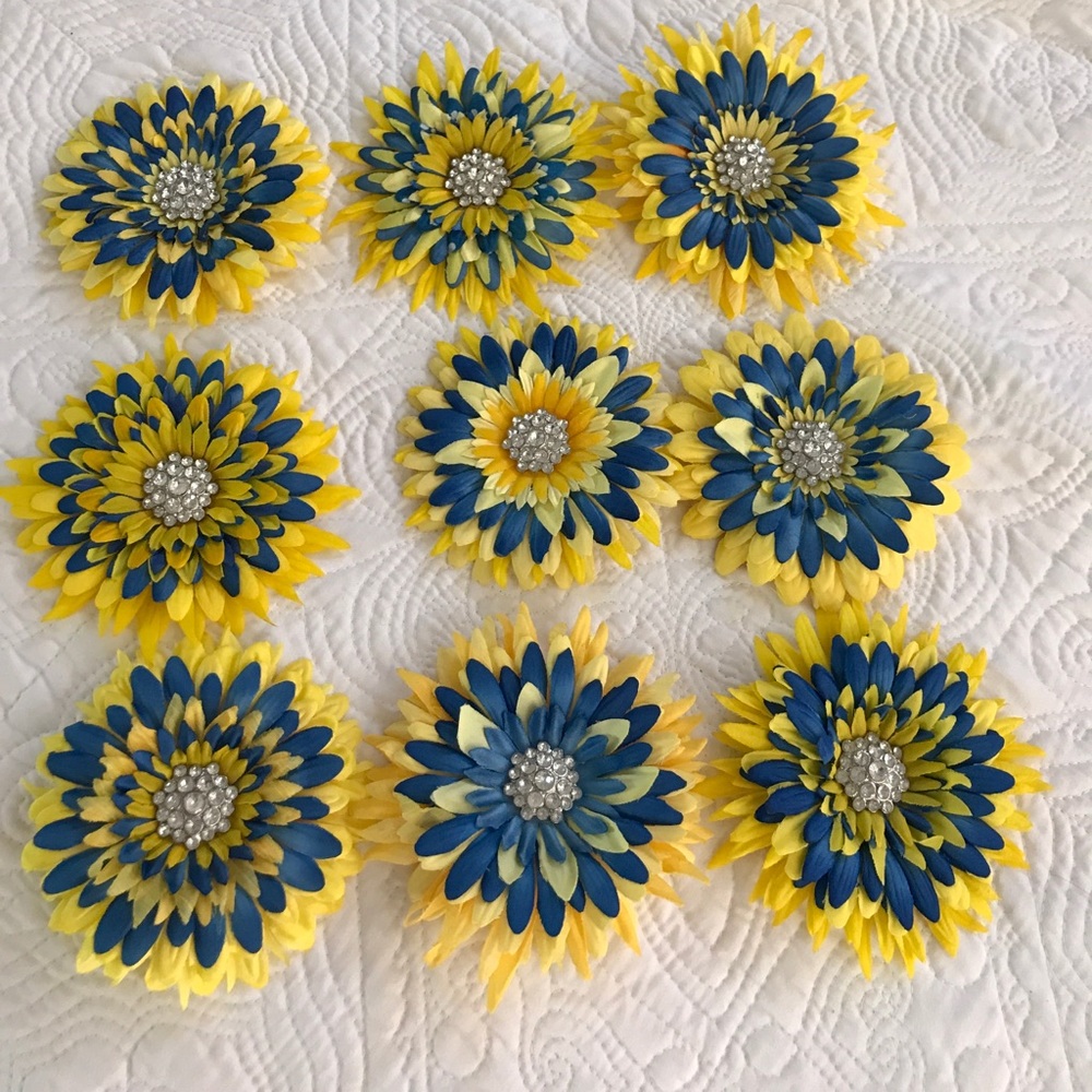 Embellished Flower Accessory with clip